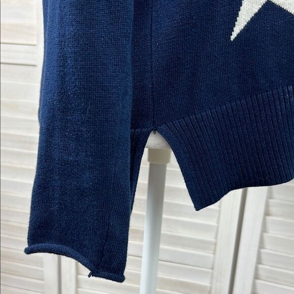 Lisa Todd Navy Star Struck Sweater Small - Picture 5 of 11